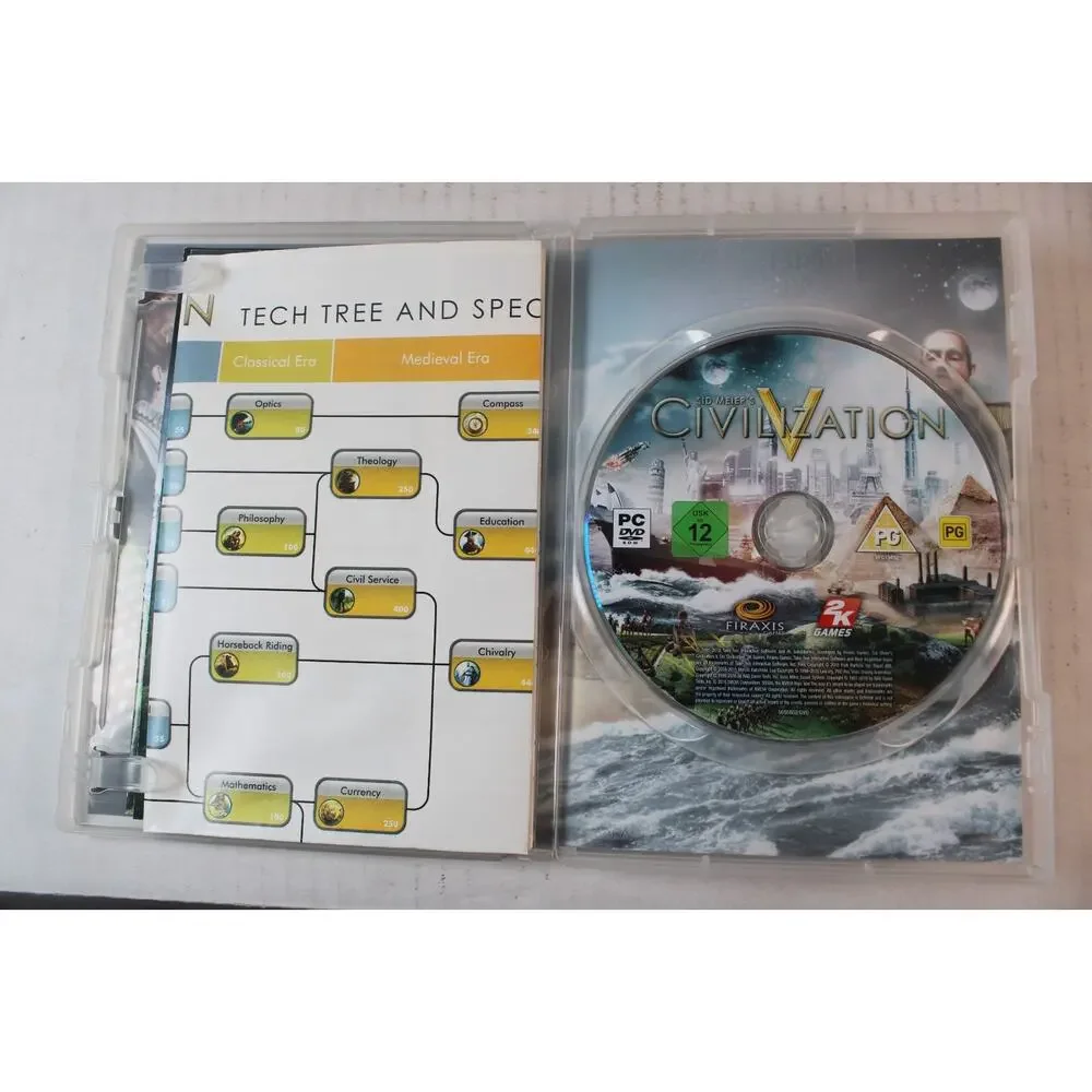 13 games: Various Civilization Personal Computer (PC) games, authentic, nice